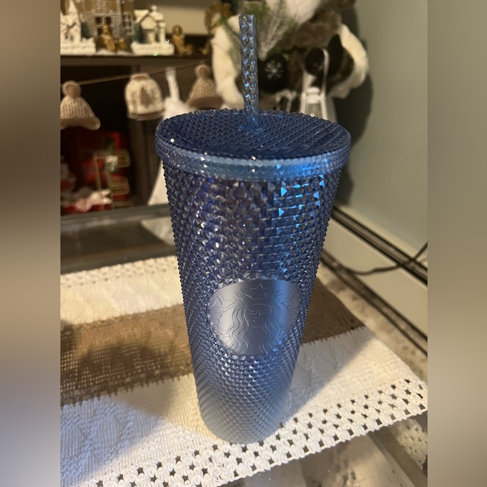 Blue Bling Starbucks Tumbler
